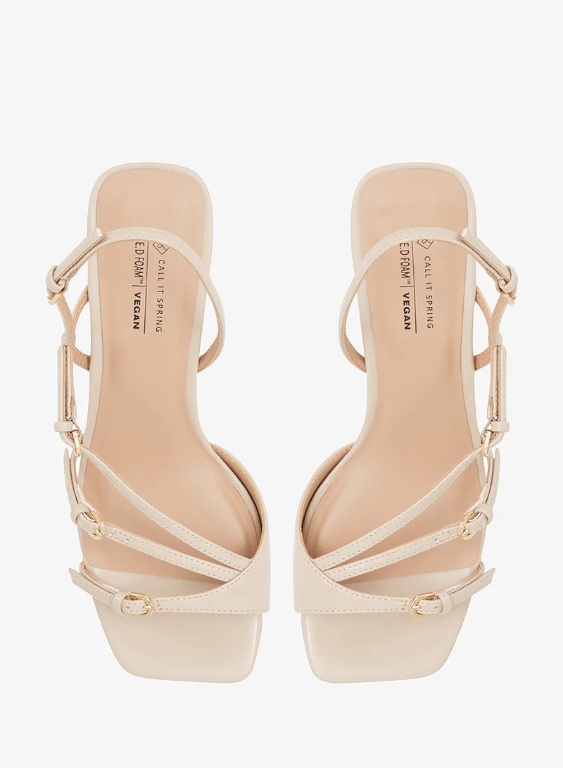 CALL IT SPRING  Dianah Sling Back Mid Heel  Sandals for Women | Best Price UAE